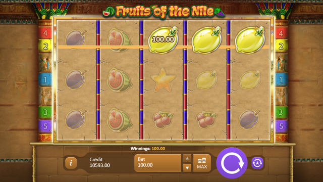 Игровой автомат Fruits Of The Nile 5